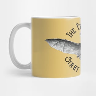 The Party Don't Start Til I Fly In Mug